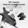 image:imageROCKBROS Top Tube Bike Bag Waterproof Bike Frame Bag Lightweight Buckle Lock Design TPU Material Top Tube Bag Easy Install Cycling Top Tube Front Frame Pack 1L CapacityUpgraded Black