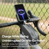 image:imageROCKBROS Top Tube Bike Bag Waterproof Bike Frame Bag Lightweight Buckle Lock Design TPU Material Top Tube Bag Easy Install Cycling Top Tube Front Frame Pack 1L CapacityUpgraded Black