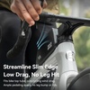 image:imageROCKBROS Top Tube Bike Bag Waterproof Bike Frame Bag Lightweight Buckle Lock Design TPU Material Top Tube Bag Easy Install Cycling Top Tube Front Frame Pack 1L CapacityUpgraded Black