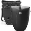 image:imageROCKBROS Bike Panniers 20L Waterproof Roll Up Bike Rack Bag Adjustable Quick Release BucklesReflective for Road Mountain Cycling Traveling CommutingBlack2