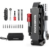 image:imageROCKBROS Bike Tool Kits 14 in 1 MultiFunction Bike Repair Kits Portable Foldable Bike accessories Reversible Ratchet Wrench with 10 Bits 2 Tire Levers
