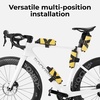 image:imageROCKBROS Bike Frame Bag Waterproof Bicycle Storage Bag 1L Under Top Tube Fits for MTB Mountain Road Bike Accessories