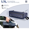 image:imageROCKBROS Bike Frame Bag Waterproof Under Top Tube Bike Bag Lightweight Buckle Lock Design TPU Material Frame Bag 17L Easy to Install Cycling Commuting for MTB Road BikeBlue