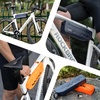 image:imageROCKBROS Bike Frame Bag Waterproof Under Top Tube Bike Bag Lightweight Buckle Lock Design TPU Material Frame Bag 17L Easy to Install Cycling Commuting for MTB Road BikeOrange