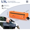 image:imageROCKBROS Bike Frame Bag Waterproof Under Top Tube Bike Bag Lightweight Buckle Lock Design TPU Material Frame Bag 17L Easy to Install Cycling Commuting for MTB Road BikeOrange