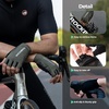 image:imageROCKBROS Cycling Gloves for Men Women Bike Gloves Half Finger with ShockAbsorbing Pad Breathable Mountain Road Biking Motorcycle Gym GlovesBlack  Green