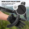 image:imageROCKBROS Cycling Gloves for Men Women SBR Padded Shock Absorbing Bike Gloves Breathable Touchscreen AntiSlip Palm Lightweight for BikingGray
