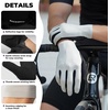 image:imageROCKBROS Cycling Gloves for Men Women SBR Padded Shock Absorbing Bike Gloves Breathable Touchscreen AntiSlip Palm Lightweight for BikingGray