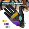 image:imageROCKBROS Cycling Gloves for Men Women SBR Padded Shock Absorbing Bike Gloves Breathable Touchscreen AntiSlip Palm Lightweight for BikingWhite