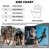 image:imageROCKBROS Cycling Gloves for Men Women SBR Padded Shock Absorbing Bike Gloves Breathable Touchscreen AntiSlip Palm Lightweight for BikingWhite