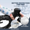 image:imageROCKBROS Kids Half Finger Cycling Gloves Non Slip Fingerless Sport Gloves Boys Girls Bike Riding Shockproof Sports GlovesBlue