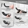image:imageROCKBROS Bike Bell Handlebar End Cap Bell for Road Bike Drop Bar 222mm087in 100dB Loud Brass Bicycle Bell for Adult Bikes Left or Right Mounting Blackblack2 pack