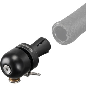 image:imageROCKBROS Bike Bell Handlebar End Cap Bell for Road Bike Drop Bar 222mm087in 100dB Loud Brass Bicycle Bell for Adult Bikes Left or Right Mounting Blackblack1 pack
