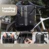 image:imageROCKBROS Bike Panniers Waterproof 23L Bike Rack Bag Adjustable Quick Release Buckles Panniers Bike Bags with Vacuum Compression for Cycling Traveling CommutingBlack