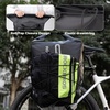 image:imageROCKBROS Bike Panniers Waterproof 23L Bike Rack Bag Adjustable Quick Release Buckles Panniers Bike Bags with Vacuum Compression for Cycling Traveling CommutingBlack