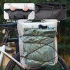 image:imageROCKBROS Bike Panniers Waterproof 23L Bike Rack Bag Adjustable Quick Release Buckles Panniers Bike Bags with Vacuum Compression for Cycling Traveling CommutingWhite