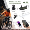 image:imageROCKBROS 2in1 Bike Saddle Bag with Detachable Mud Flap Waterproof Quick Release Bike Seat Bag Lightweight Under Seat Bike Pack for Urban Commute Casual Riding