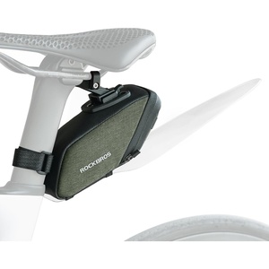 image:imageROCKBROS 2in1 Bike Saddle Bag with Detachable Mud Flap Waterproof Quick Release Bike Seat Bag Lightweight Under Seat Bike Pack for Urban Commute Casual Riding