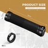 image:imageROCKBROS Bike Grips Single Lock on Mountain Bike Soft NonSlip Bike Handle Grips Fits for MTB Handle BarBlack