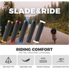 image:imageROCKBROS Bike Grips Single Lock on Mountain Bike Soft NonSlip Bike Handle Grips Fits for MTB Handle BarBlue