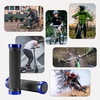 image:imageROCKBROS Bike Grips Single Lock on Mountain Bike Soft NonSlip Bike Handle Grips Fits for MTB Handle BarBlue