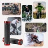 image:imageROCKBROS Bike Grips Single Lock on Mountain Bike Soft NonSlip Bike Handle Grips Fits for MTB Handle BarRed