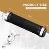 image:imageROCKBROS Bike Grips Single Lock on Mountain Bike Soft NonSlip Bike Handle Grips Fits for MTB Handle BarWhite