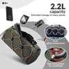 image:imageROCKBROS Bike Handlebar Bag Front Bike Bag for Storage 22L Bike Pouch with Shoulder Strap for Cycling Bicycle Accessories for Ebike E Scooter Road BikeGreen