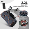 image:imageROCKBROS Bike Handlebar Bag Front Bike Bag for Storage 22L Bike Pouch with Shoulder Strap for Cycling Bicycle Accessories for Ebike E Scooter Road BikeBlue