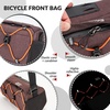 image:imageROCKBROS Bike Handlebar Bag Front Bike Bag for Storage 22L Bike Pouch with Shoulder Strap for Cycling Bicycle Accessories for Ebike E Scooter Road BikeBrown
