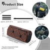 image:imageROCKBROS Bike Handlebar Bag Front Bike Bag for Storage 22L Bike Pouch with Shoulder Strap for Cycling Bicycle Accessories for Ebike E Scooter Road BikeBrown