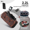 image:imageROCKBROS Bike Handlebar Bag Front Bike Bag for Storage 22L Bike Pouch with Shoulder Strap for Cycling Bicycle Accessories for Ebike E Scooter Road BikeBrown