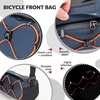 image:imageROCKBROS Bike Handlebar Bag Front Bike Bag for Storage 22L Bike Pouch with Shoulder Strap for Cycling Bicycle Accessories for Ebike E Scooter Road BikeBlue