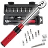 image:imageROCKBROS Bike Torque Wrench 14 Inch 13Piece Kit  72Tooth Gear 2 to 24 Nm  17721242 inlb DualDirection Click Type 02 Nm05MicroAdjustment Tool Kit for BikeEBikeMotorcycle