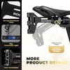 image:imageROCKBROS Bike Water Bottle Cages Saddle Cage Converter with Bicycle Bottle Holder Saddle Mount Adapter and Adjustable Angle Aluminum Alloy Lightweight Suitable for Road Bike MTB