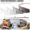 image:imageROCKBROS Kids Photochromic Sunglasses Boys Girls Cycling Runing Glasses TR90 Lightweight UV400 Sports Sunglasses Age 614Light Pink