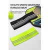 image:imageROCKBROS Pickleball Headband Thick Elastic Sweatband Striped Headband for Men Women Sports Hair Accessory Pickleball Accessories Gifts for Lovers Running Gym Soccer TennisFluorescent Yellow