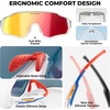 image:imageROCKBROS Polarized Kids Sunglasses Boys GirlsSports Cycling Glasses with Straps Baseball Softball Sunglasses Age 614Matte Black