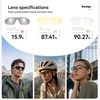 image:imageROCKBROS Polarized Sports Sunglasses with 3 Interchangeable Lens Cycling Sun Glasses for Men Women Baseball Running GolfGray Polarized Lens  Gray Frame