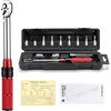 image:imageROCKBROS Bike Torque Wrench 14 Inch 13Piece Kit  72Tooth Gear 2 to 24 Nm  17721242 inlb DualDirection Click Type 02 Nm05MicroAdjustment Tool Kit for BikeEBikeMotorcycle