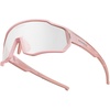 image:imageROCKBROS Kids Photochromic Sunglasses Boys Girls Cycling Runing Glasses TR90 Lightweight UV400 Sports Sunglasses Age 614Light Pink