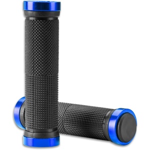 image:imageROCKBROS Bike Grips Single Lock on Mountain Bike Soft NonSlip Bike Handle Grips Fits for MTB Handle BarBlue