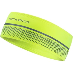 image:imageROCKBROS Pickleball Headband Thick Elastic Sweatband Striped Headband for Men Women Sports Hair Accessory Pickleball Accessories Gifts for Lovers Running Gym Soccer TennisFluorescent Yellow
