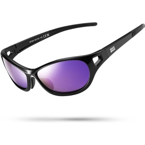 image:imageROCKBROS Polarized Sports Sunglasses Men Women Cycling Running Glasses UV400 Protection TR90 Ultralight Wraparound SunglassesBlack