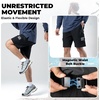 image:imageROCKBROS Mens Mountain Bike Shorts Lightweight MTB Shorts with Secure Zipper Pockets Casual Cycling Hiking ShortsBlack