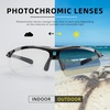 image:imageROCKBROS Photochromic Sports Sunglasses Mens Pickleball Glasses Cycling Glasses MTB Sunglasses with Removable Elasctic BandBlack