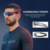 image:imageROCKBROS Photochromic Sports Sunglasses Mens Pickleball Glasses Cycling Glasses MTB Sunglasses with Removable Elasctic BandBlack