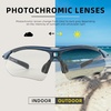 image:imageROCKBROS Photochromic Sports Sunglasses Mens Pickleball Glasses Cycling Glasses MTB Sunglasses with Removable Elasctic BandBlue