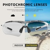 image:imageROCKBROS Photochromic Sports Sunglasses Mens Pickleball Glasses Cycling Glasses MTB Sunglasses with Removable Elasctic BandGrey