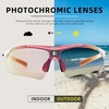 image:imageROCKBROS Photochromic Sports Sunglasses Mens Pickleball Glasses Cycling Glasses MTB Sunglasses with Removable Elasctic BandPink